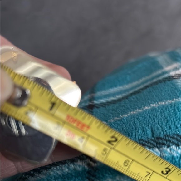 Vintage Gold Tone Monogrammed Square Adjustable Ring - Picture 5 of 5